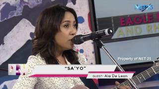 AIA DE LEON - SA'YO (NET25 LETTERS AND MUSIC)