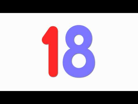 Learning Numbers - Counting 1-20 for Kids by ELF Learning - Numbers Song - ELF Kids Videos