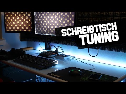 Led beleuchtung am schreibtisch installieren bauanleitung zum ...