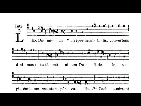 Sabbato post Dominicam II Quad. (Saturday after II Sunday of Lent) - Introitus (Lex Domini)