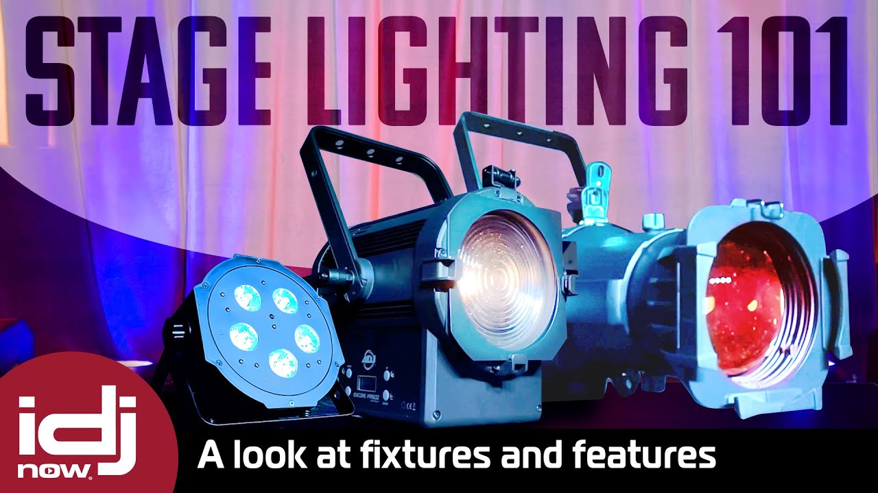Stage Lighting 101 - A look at Fixtures and Features | I DJ NOW
