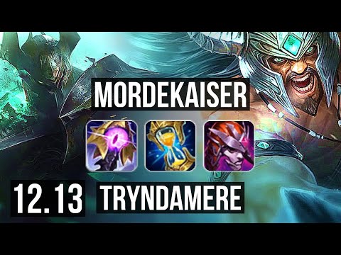MORDEKAISER vs TRYNDAMERE (TOP) | 7 solo kills, 66% winrate | EUW Master | 12.13