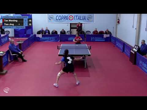 Tian Jing-Tan Wenling (Bagnolese-Prato) | Semifinale Coppa Italia F 2023