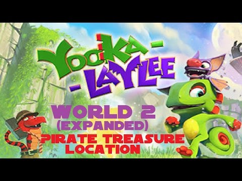 Yooka Laylee - Glitterglaze Glacier Pirate Treasure Location