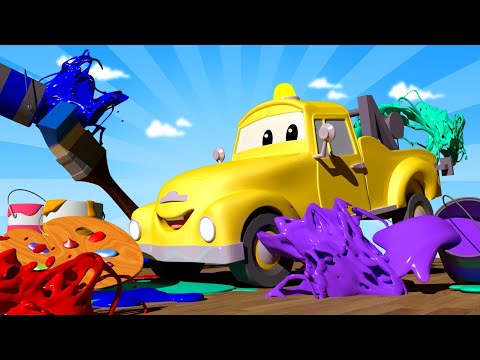 Die kleinen Autos in Car City -  Male deinen Lieblings-Superhelden mit den kleinen Autos in Car City