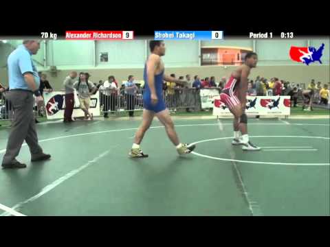 Alexander Richardson vs. Shohei Takagi at 2013 ASICS University Nationals - FS