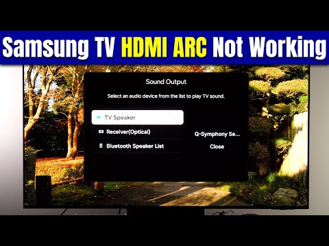 Samsung TV HDMI ARC Not Working? Fix No Sound in Minutes