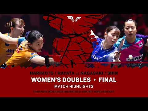 Harimoto/Hayata vs Nagasaki/Shin | WD Final | #WTTSingapore2026