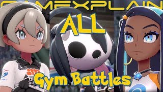 Every Gym Battle in Pokémon Sword & Shield! (Unique Gym Leaders Included!)