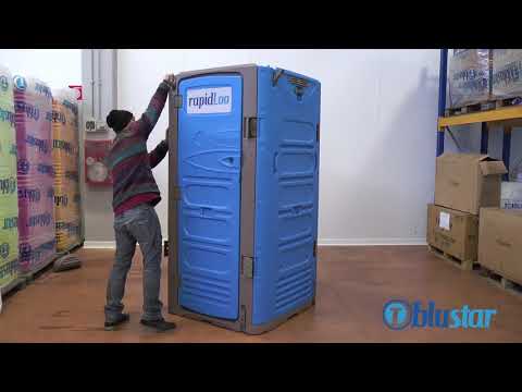 1 Person Assemble RapidLoo Rivet-Less Portable Toilet