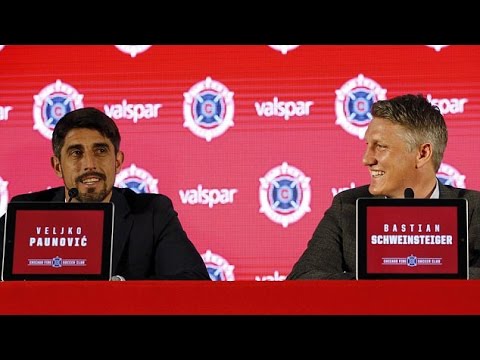Bastian Schweinsteiger Asked If 'He Can Help Chicago Win A World Cup' During First Press Conference!