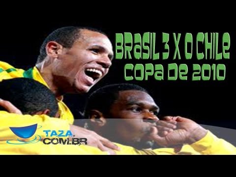 Os gols de Brasil 3 x 0 Chile pelas oitavas de final da Copa do mundo de 2010