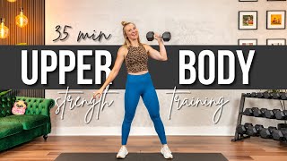 35 min. Classic Upper Body Strength Training to Build Muscle