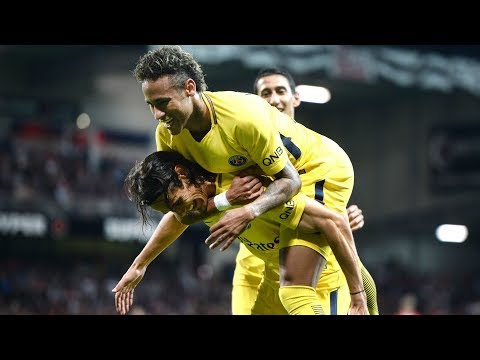Neymar Debut vs Guingamp |  Psg | First Goal in Psg Debut Match