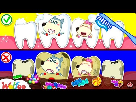 Wolfoo, No Ensucies a Un Diente Dulce 🦷🪥🍬 Cepíllate Tus Dientes Para Niños con Wolfoo | Wolfoo LATAM