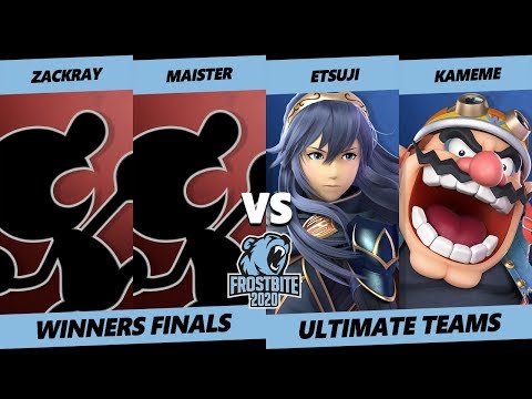 Frostbite 2020 SSBU Winners Finals - Zackray & Maister Vs. Etsuji & Kameme Ultimate Teams - SSBU