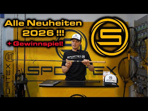 SPORTEX NEUHEITEN 2026 - Alle Ruten in einem Video!