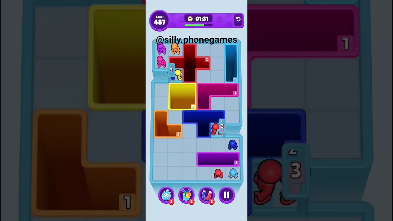 Drop Away Level 487 Walkthrough Solution