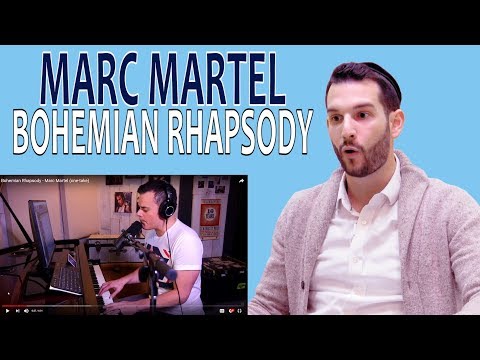 VOCAL COACH reacts to MARC MARTEL singing BOHEMIAN RHAPSODY in ONE TAKE