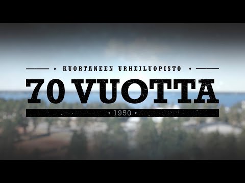 Kuortaneen Urheiluopisto 70-v