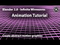 Blender 2 8 Easy Infinite Wavey Abstract VJ Loop Tutorial Evee
