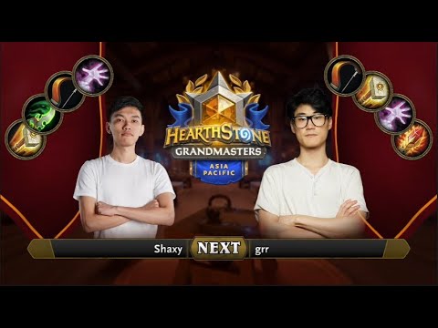 Shaxy vs grr | 2021 Hearthstone Grandmasters Asia-Pacific | Semifinal | Season 2 | Week 1