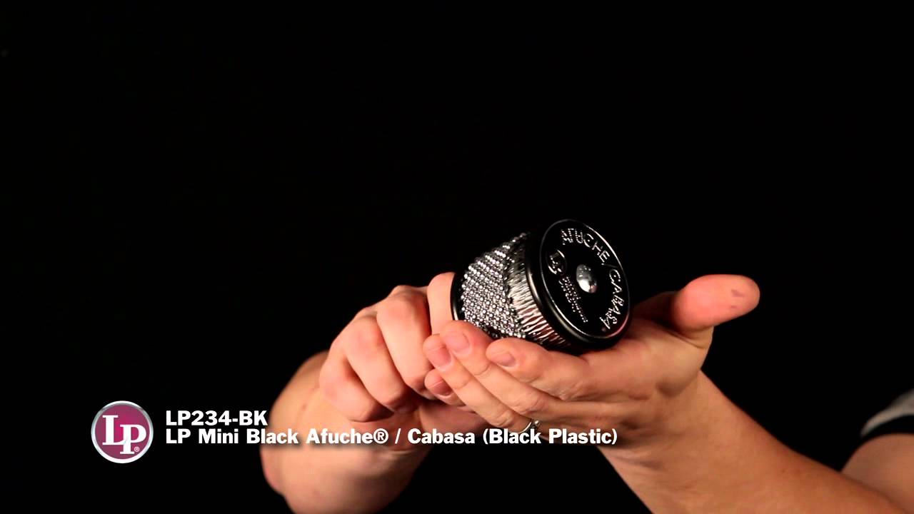 Latin Percussion LP Afuche / Cabasa Mini - Black (LP234-BK)