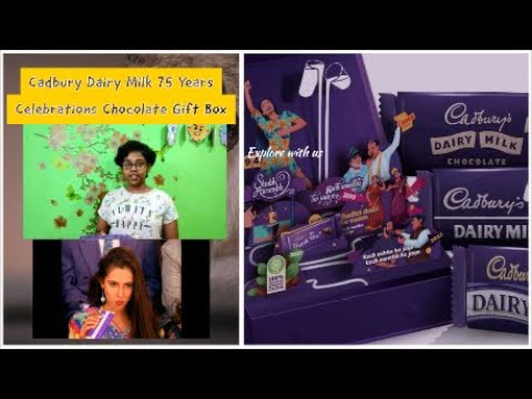 Cadbury Dairy Milk 75 Years Celebrations Chocolate Gift Box #cadbury