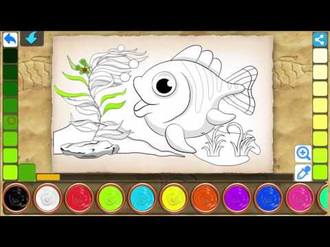 Live Coloring:Underwater World Video