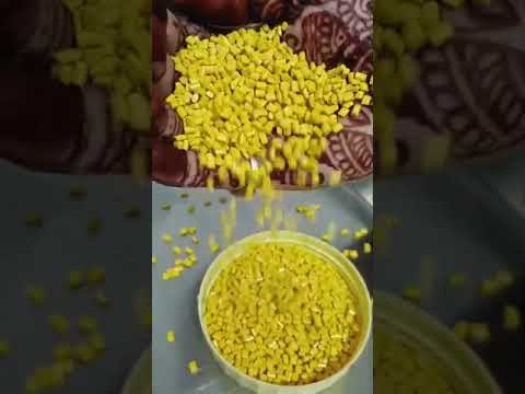 Abs yellow plastic granules