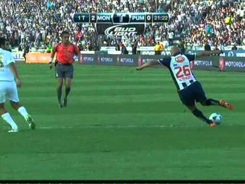 monterrey vs pumas gol de walter ayovi liguilla 2011