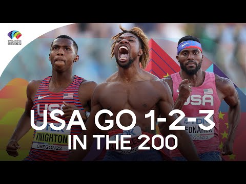 LYLES RUNS 19.31 - USA RECORD 🇺🇸 | World Athletics Championships Oregon 22