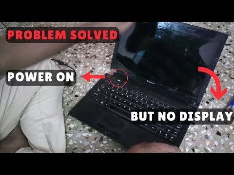 Laptop Power On But No Display Problem Repair