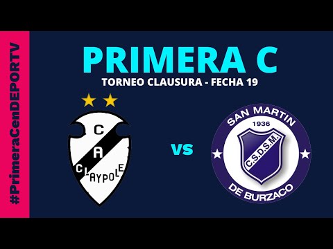 Claypole vs San Martín de Burzaco  - Torneo Clausura - Fecha 19 - Primera C 2022