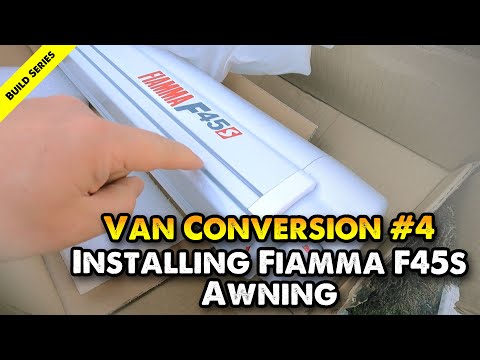 Fiamma F45s awning unbox and installation tutorial on a Citroen Relay