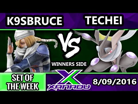S@X 162 - Techei (Greninja) Vs. K9sBruce (Sheik) SSB4 Tournament - Smash Wii U - Smash 4