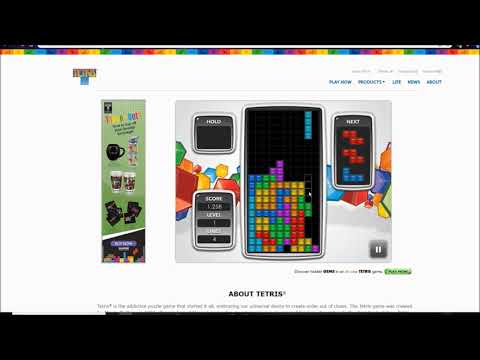 flash game and tetris