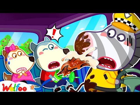 Don't Make a Mess! - Wolfoo Rides a Taxi and Learn Rules of Conduct for Kids 🤩 Wolfoo Kids Cartoon