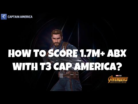 1.7M+ ABX Captain America : How To Do It? | Marvel Future Fight