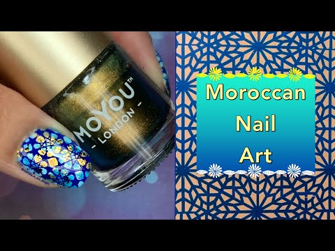 Moroccan Nail Art || Hēhē || MANISHA for 10% Discount at www.aiyoohehe.com