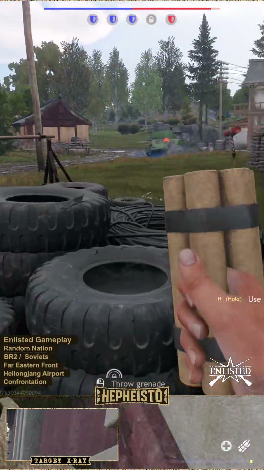 Machine Gunner eliminates Tank Ta-Se with Explosives Pack