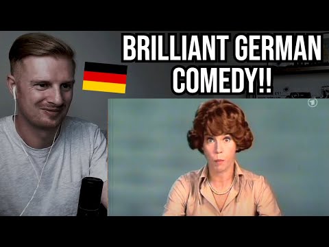 Reaction To Evelyn Hamann - Englische Ansage (Loriot)