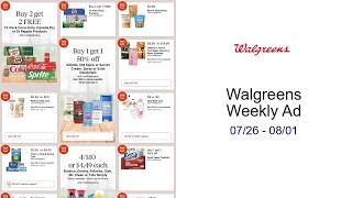 Walgreens Weekly Ad 07/26 - 08/01
