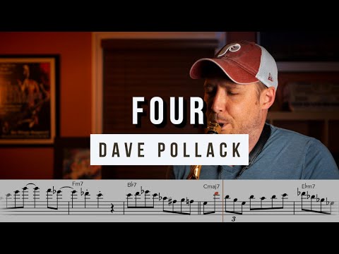Dave Pollack on "Four" -  Solo Transcription for Alto Saxophone