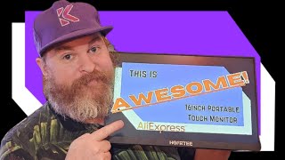 I JUST HAD TO TEST THIS! - HGFRTEE 16inch Portable Touch Monitor