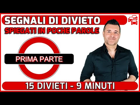 PROHIBITION SIGNS IN SUMMARY - PART ONE