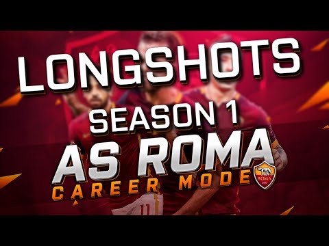 FIFA 16 AS ROMA CAREER MODE LONGSHOT COMPILATION OF SEASON 1!