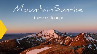 On top of the mountains for an INCREDIBLE sunrise.