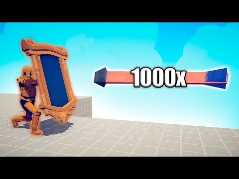 THANOS MIRROR SHIELD vs 1000x OVERPOWERED - TABS | Totally Accurate Battle Simulator 2024