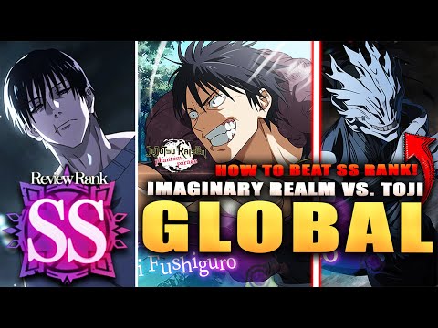 *GLOBAL* HOW TO BEAT IMAGINARY REALM VS. Seance Toji SP SS RANK! (JJK: Phantom Parade)